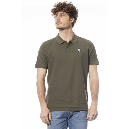 Invicta Green Cotton Men Polo Shirt