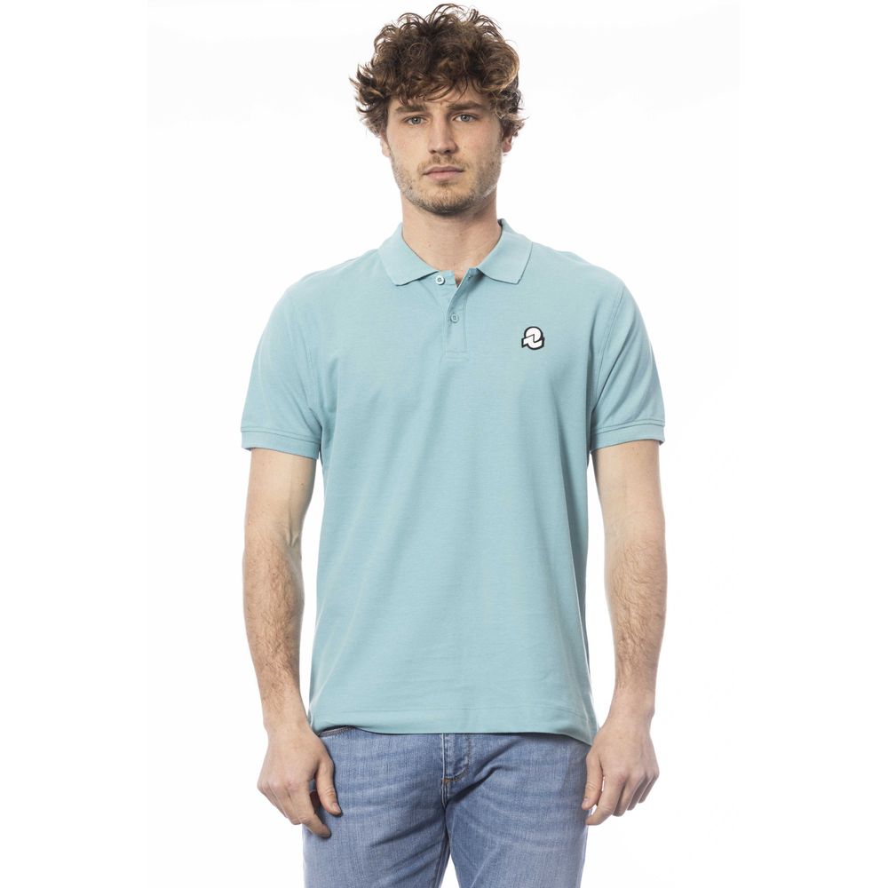 Invicta Hellblaues Poloshirt aus Baumwolle für Herren