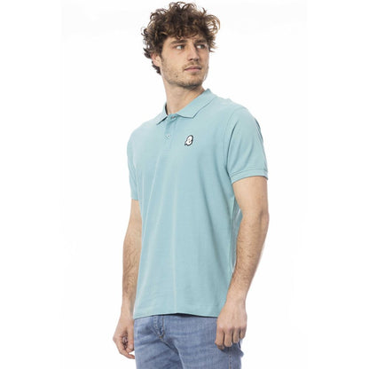 Invicta Light Blue Cotton Men Polo Shirt