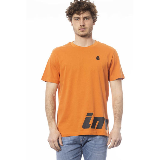 Invicta Orangefarbenes Baumwoll-T-Shirt für Herren