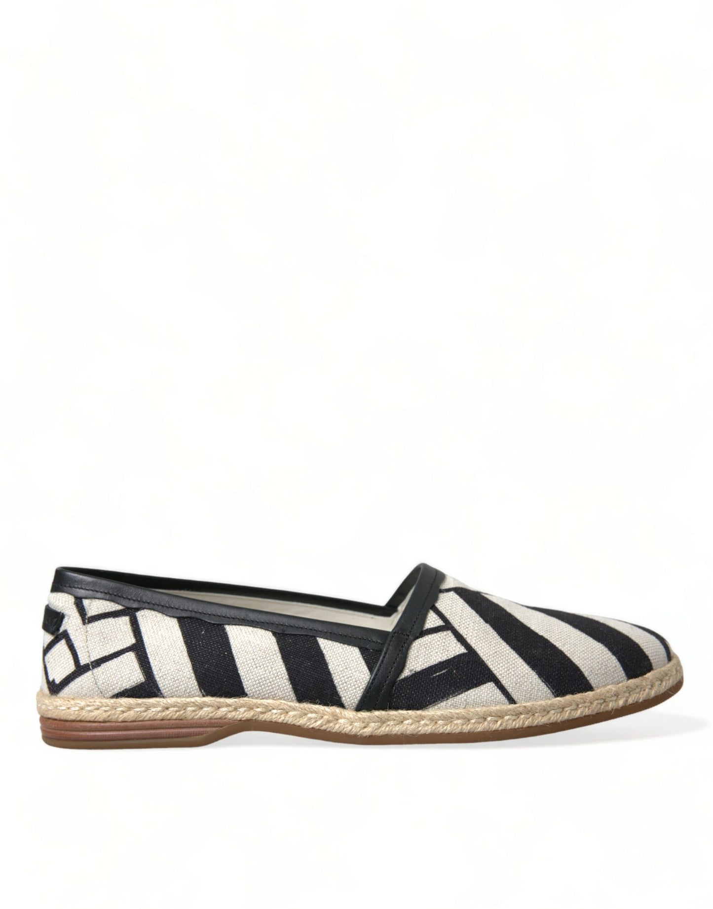 Schicke Espadrilles aus gestreiftem Canvas von Dolce &amp; Gabbana