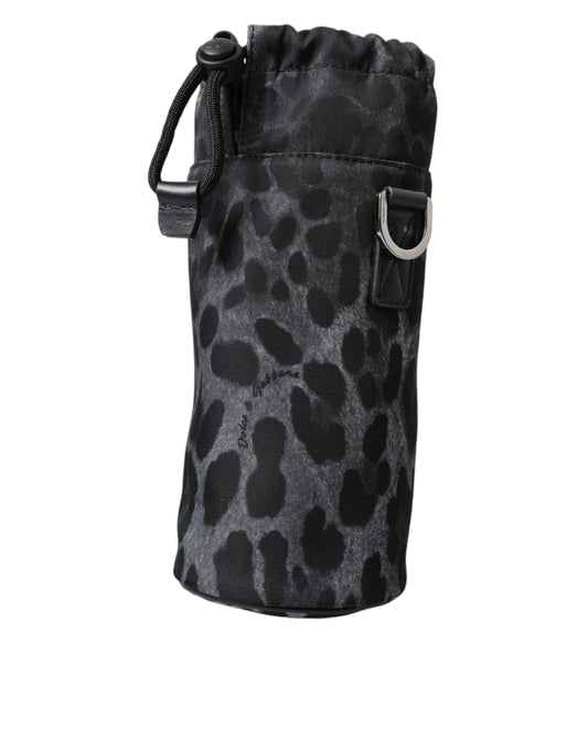 Dolce &amp; Gabbana Schicker runder Flaschenhalter mit Leopardenmuster