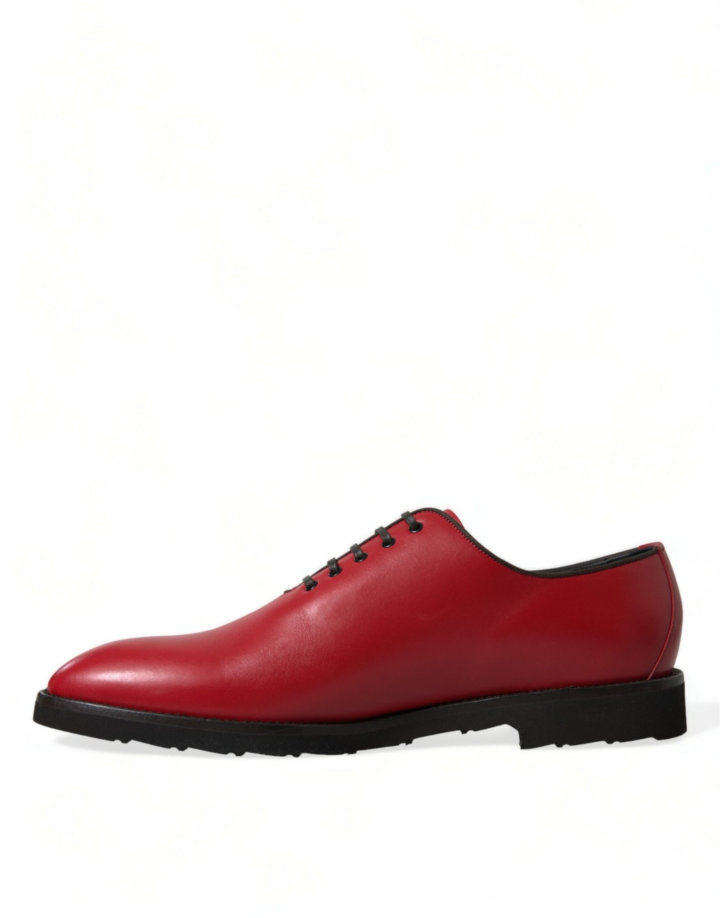 Dolce &amp; Gabbana - Elegante Oxford-Schuhe aus rotem Leder