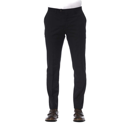 Trussardi Schwarze Schurwolle-Hose für Herren