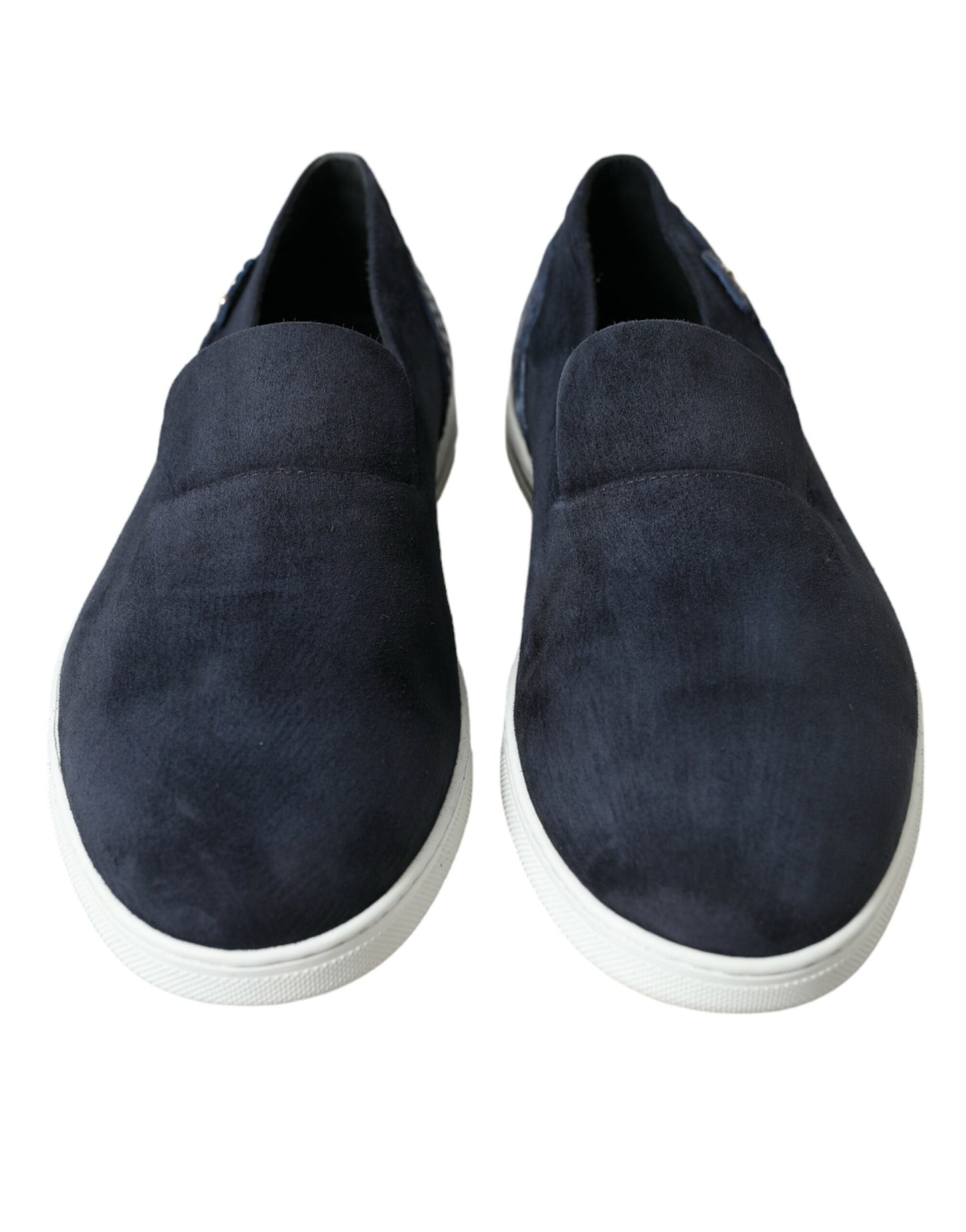 Dolce &amp; Gabbana Elegante Loafer aus blauem Wildleder