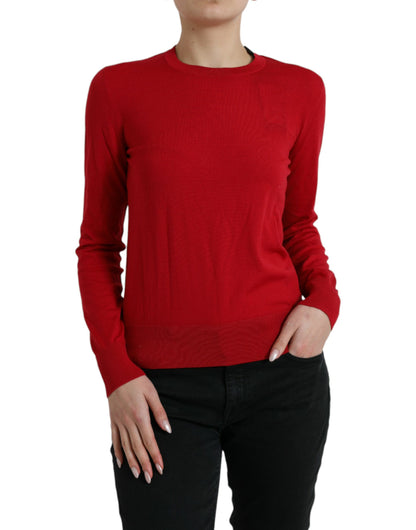 Dolce &amp; Gabbana Pullover aus Wolle in strahlendem Rot