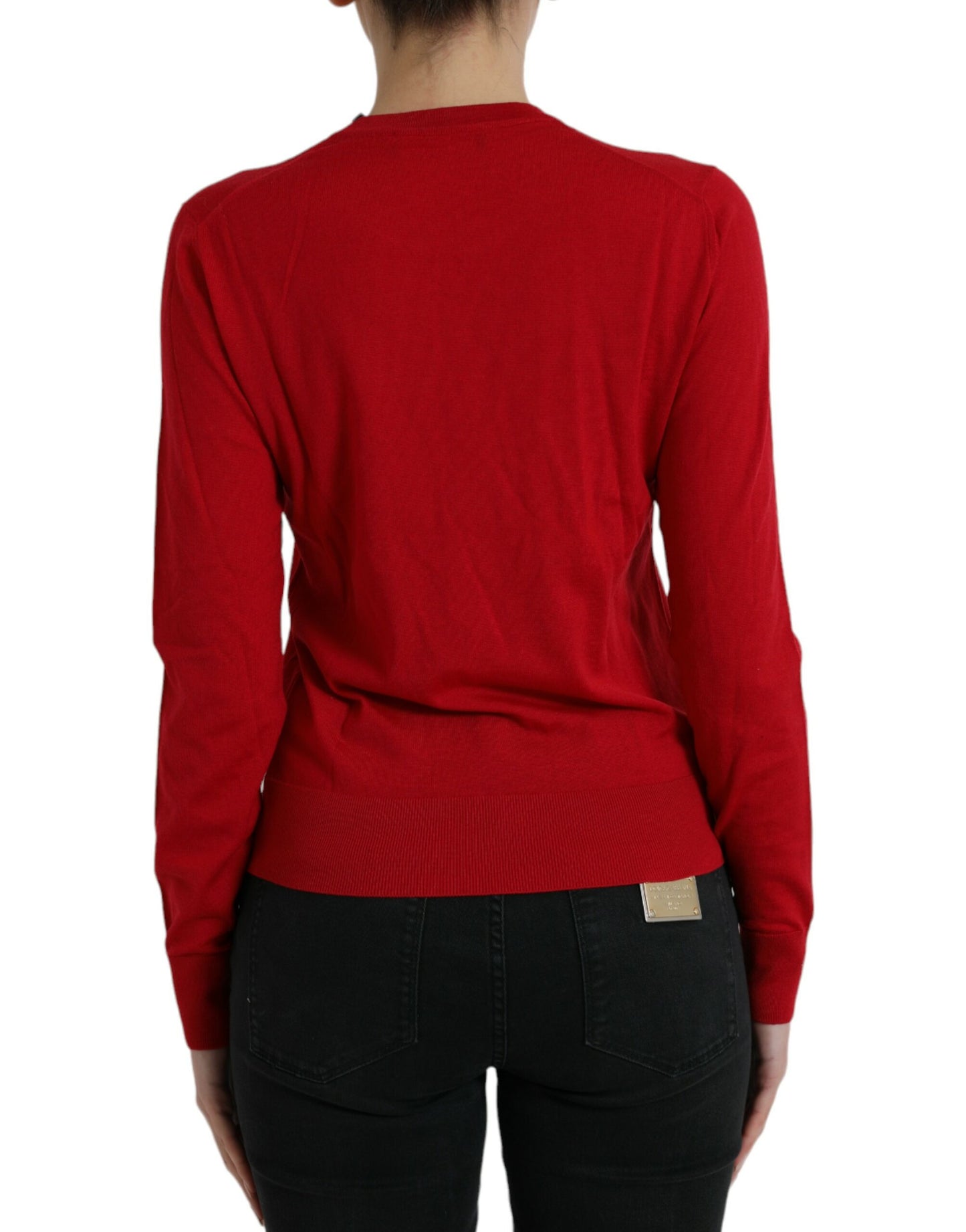 Dolce &amp; Gabbana Pullover aus Wolle in strahlendem Rot