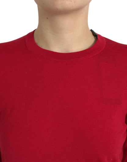 Dolce &amp; Gabbana Pullover aus Wolle in strahlendem Rot