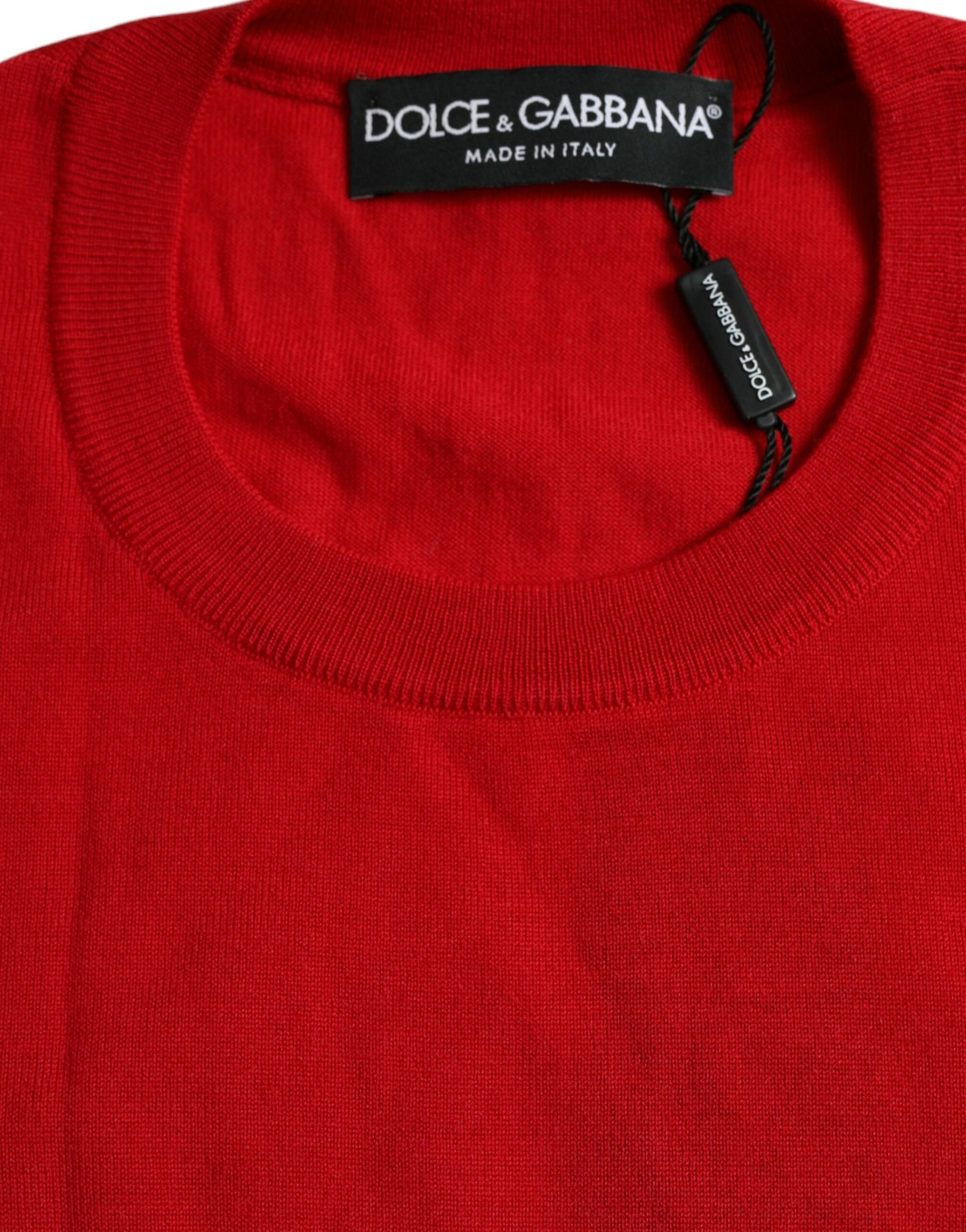 Dolce &amp; Gabbana Pullover aus Wolle in strahlendem Rot