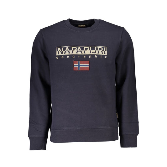 Napapijri Blauer Baumwollpullover für Herren