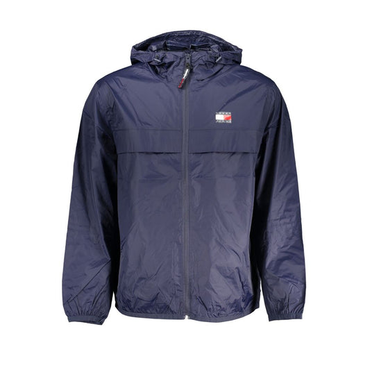 Tommy Hilfiger – Blaue Polyamid-Herrenjacke