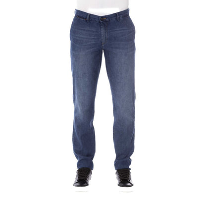 Trussardi Jeans Blaue Jeans aus Baumwolle für Herren