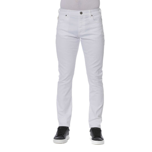 Trussardi Jeans Weiße Jeans aus Baumwolle für Herren