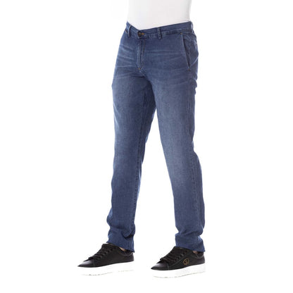 Trussardi Jeans Blaue Jeans aus Baumwolle für Herren