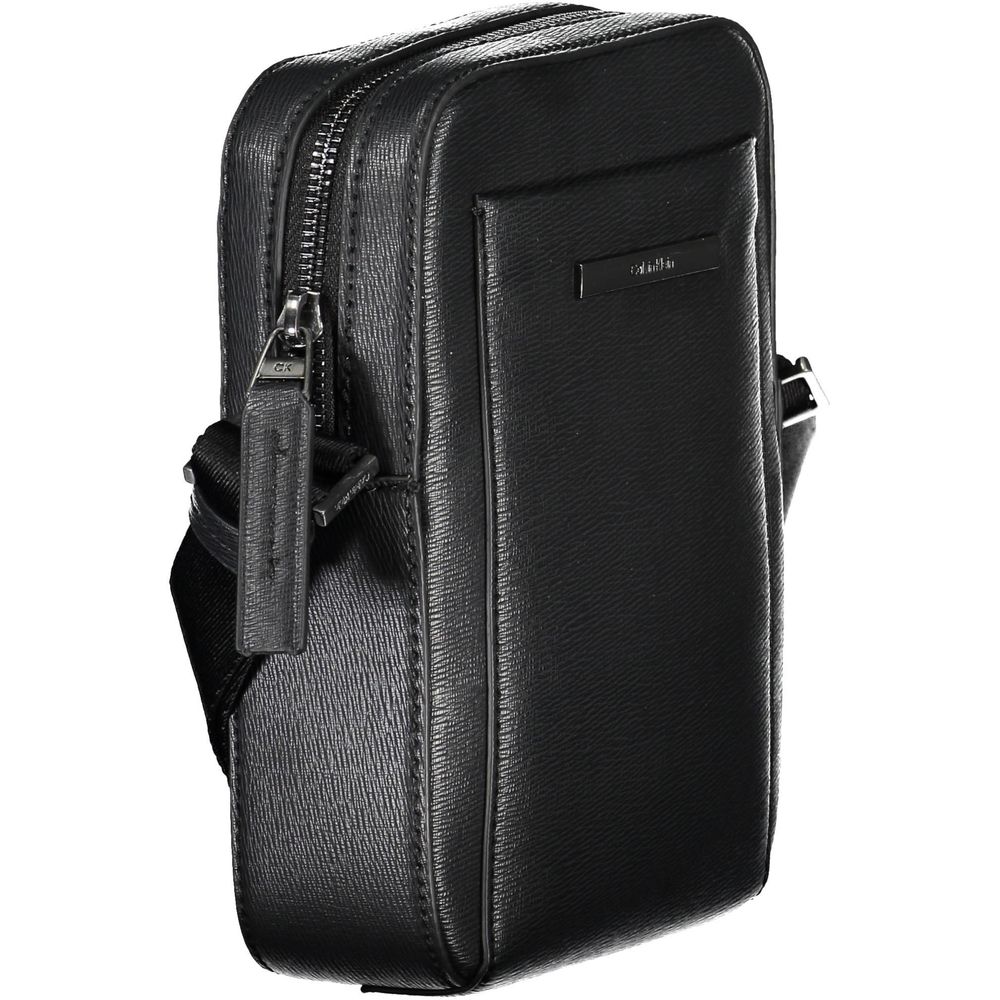 Calvin Klein – Elegante schwarze Schultertasche mit eleganten Details