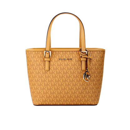 Michael Kors Jet Set Cider XS Tragetasche aus PVC-Leder mit Reißverschluss oben