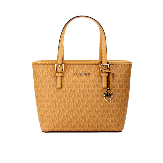 Michael Kors Jet Set Cider XS Tragetasche aus PVC-Leder mit Reißverschluss oben