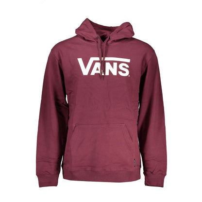 Vans – Schickes, rosa Fleece-Kapuzensweatshirt