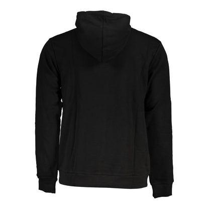 Fila – Sleek – Schwarzes Kapuzensweatshirt mit Stickerei