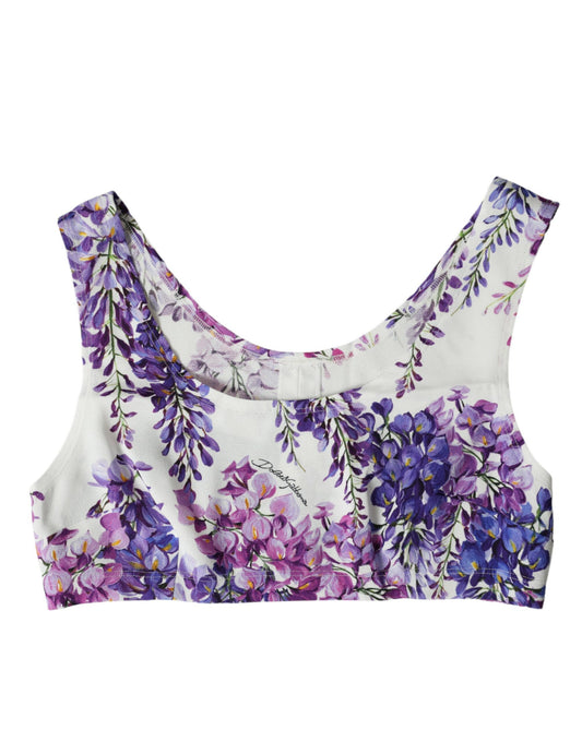 Dolce &amp; Gabbana Elegantes kurzes Top mit Blumenmuster