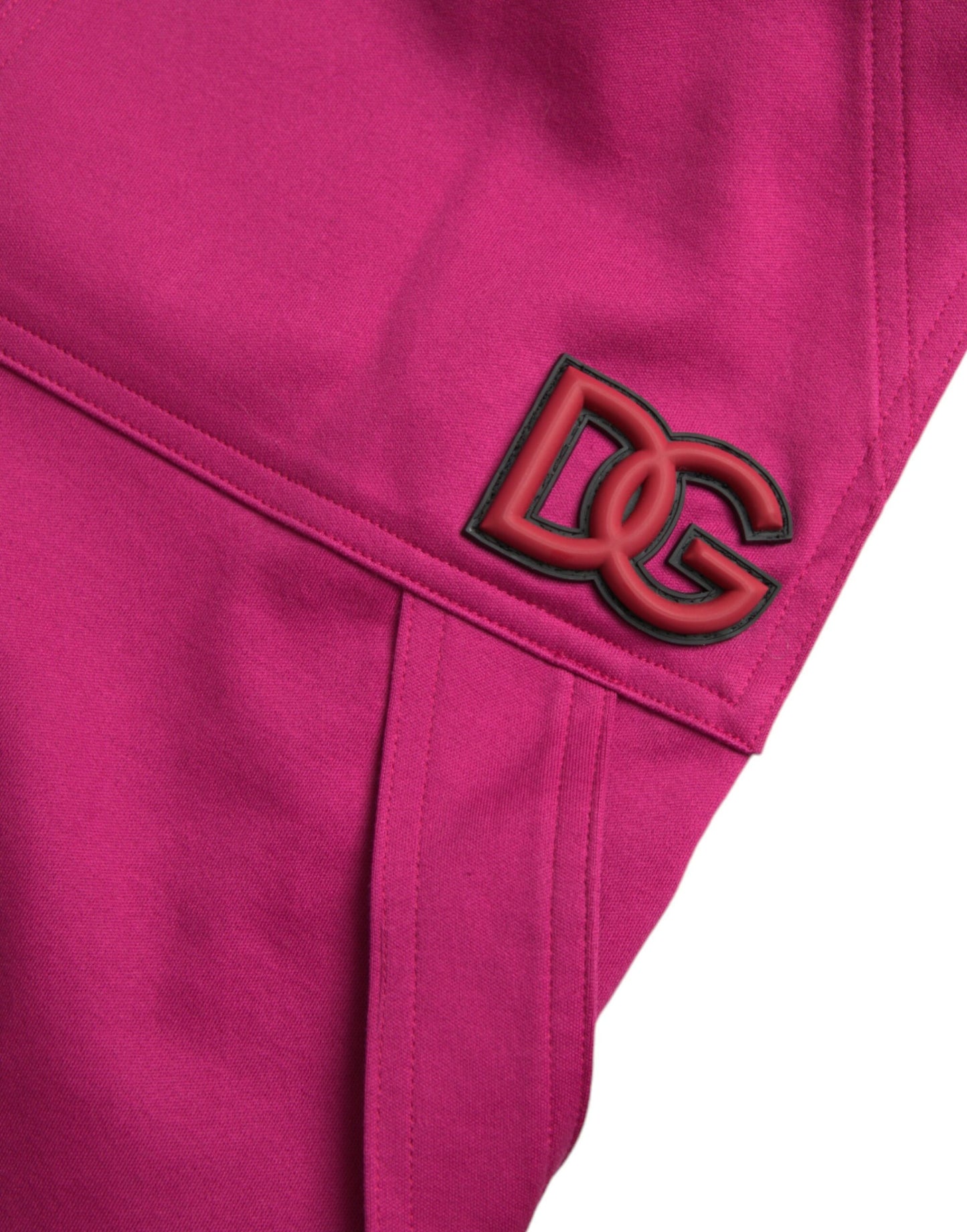 Dolce &amp; Gabbana – Jogginghose aus Cargo-Baumwolle mit Logo in Rosa