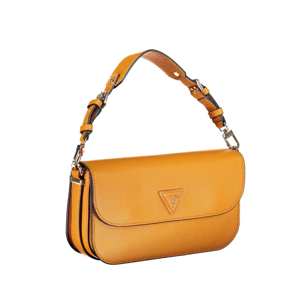 Guess Jeans – Orange Polyethylen-Handtasche