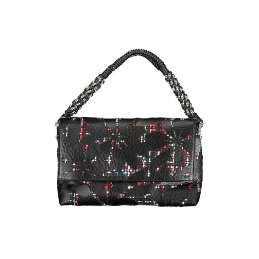 Desigual – Schwarze Handtasche aus Polyethylen