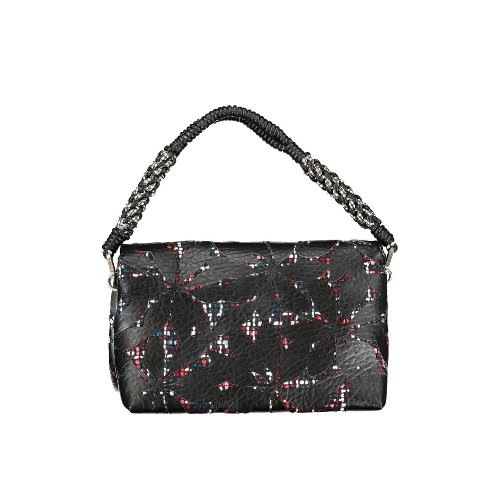 Desigual – Schwarze Handtasche aus Polyethylen