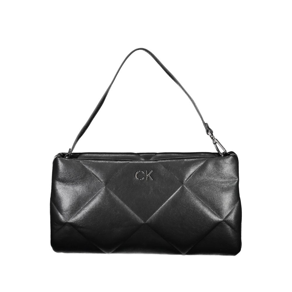 Calvin Klein – Schwarze Polyester-Handtasche