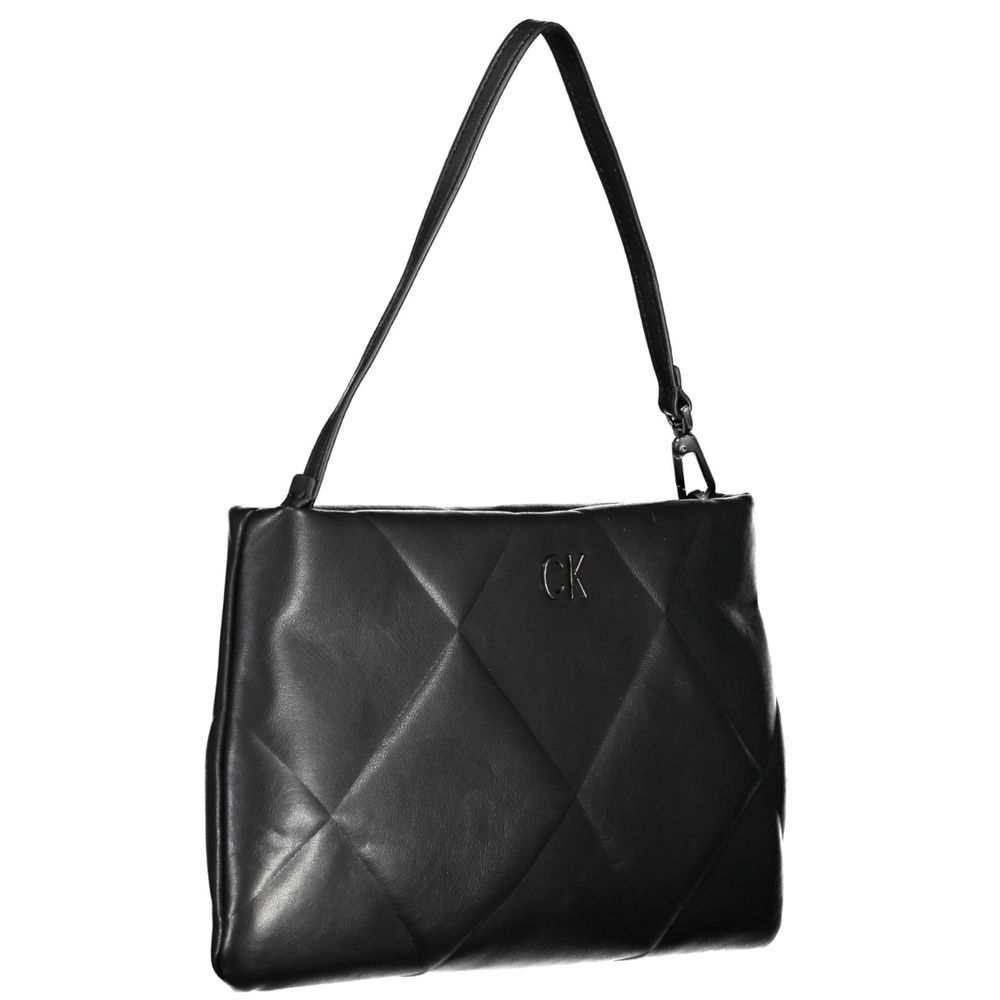 Calvin Klein – Schwarze Polyester-Handtasche