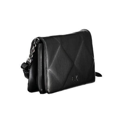 Calvin Klein – Schwarze Polyester-Handtasche