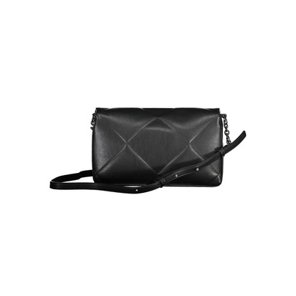 Calvin Klein – Schwarze Polyester-Handtasche