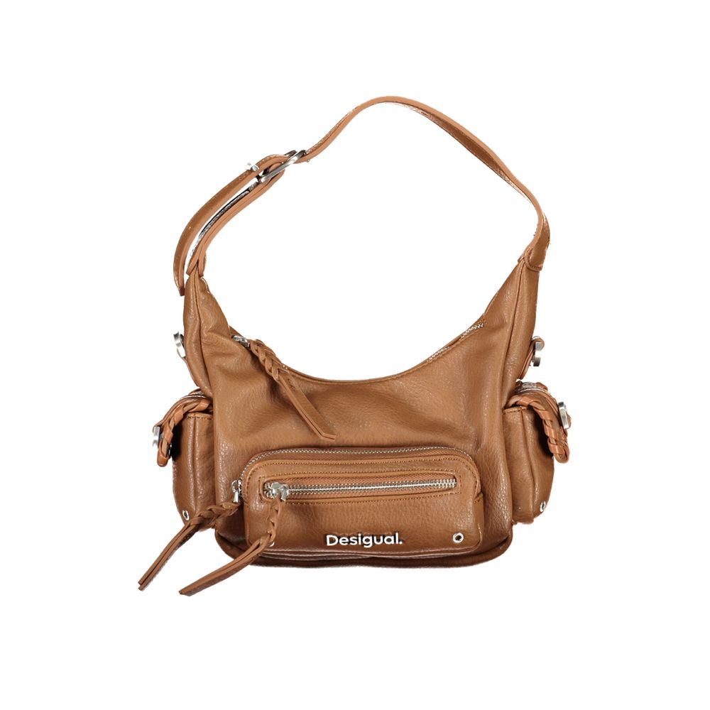 Desigual – Handtasche aus Polyethylen, Braun