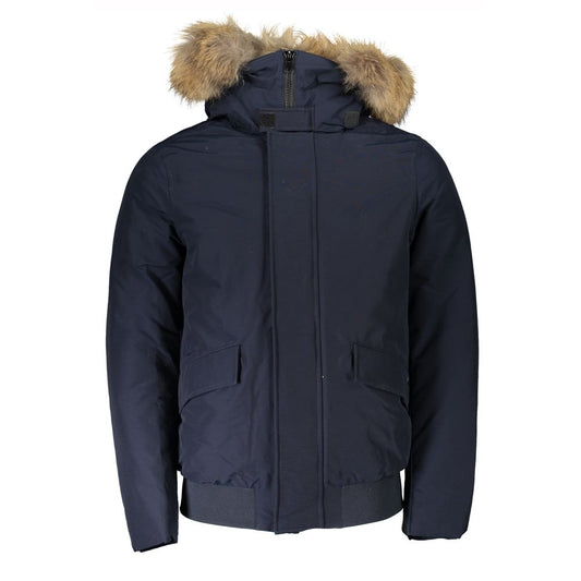 Blaue Baumwolljacke von Woolrich