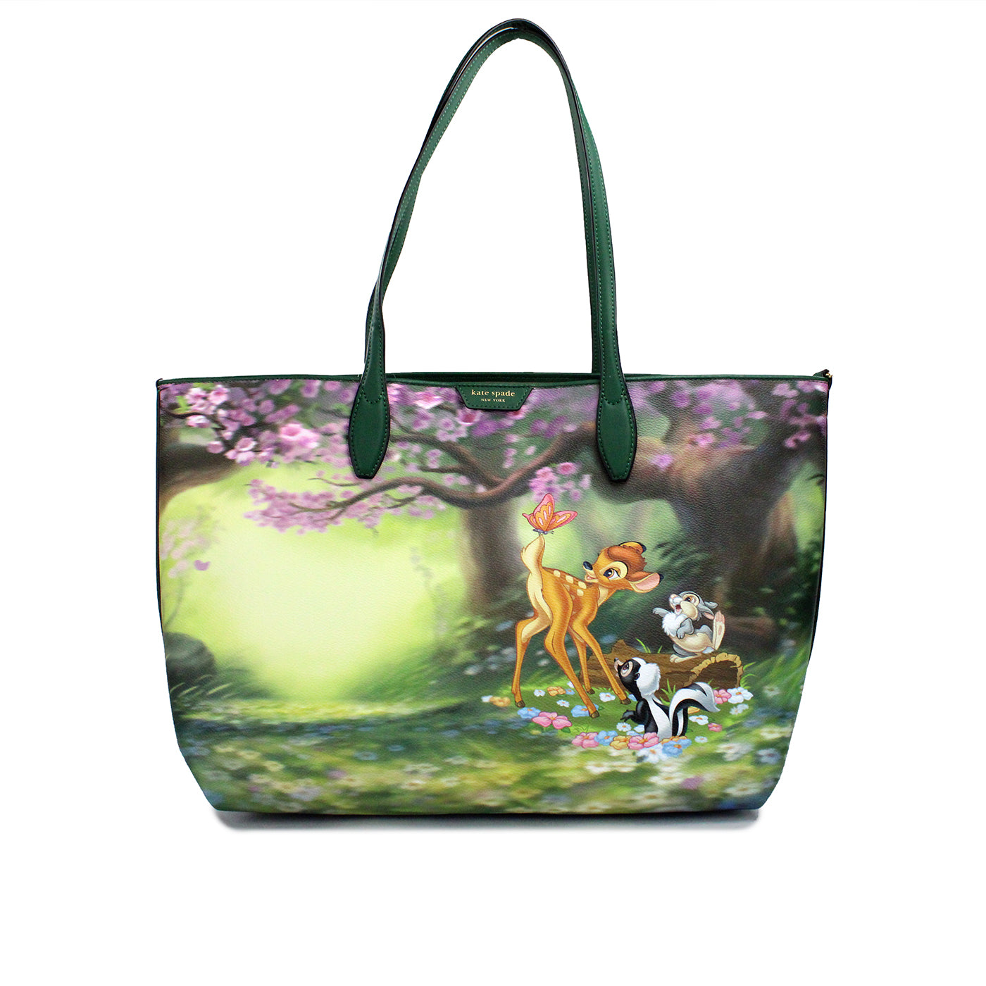 Kate Spade Disney Sutton Bambi Schultertasche aus beschichtetem Canvas