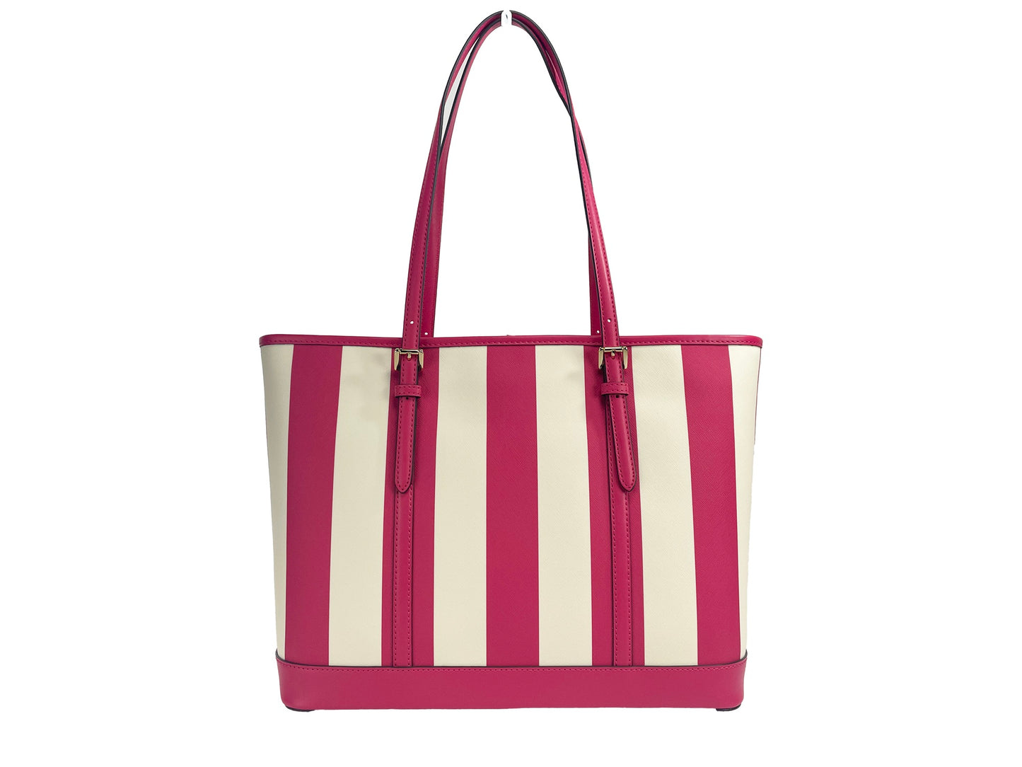 Michael Kors Jet Set Travel Große TZ Schultertasche aus PVC, Rosa