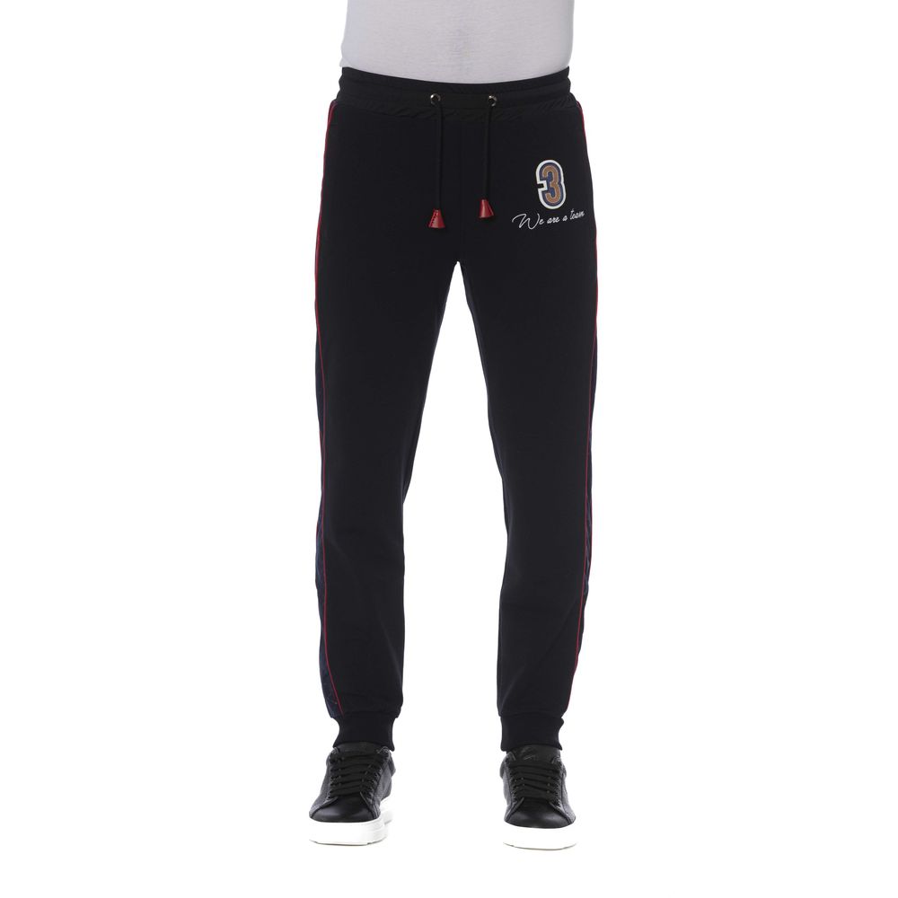 Trussardi Schwarze Sporthose aus Baumwolle für Herren