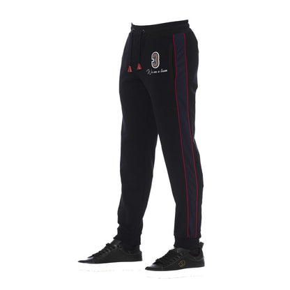 Trussardi Schwarze Sporthose aus Baumwolle für Herren