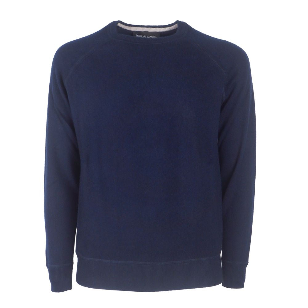 Maglione Puro Cashmere Blu