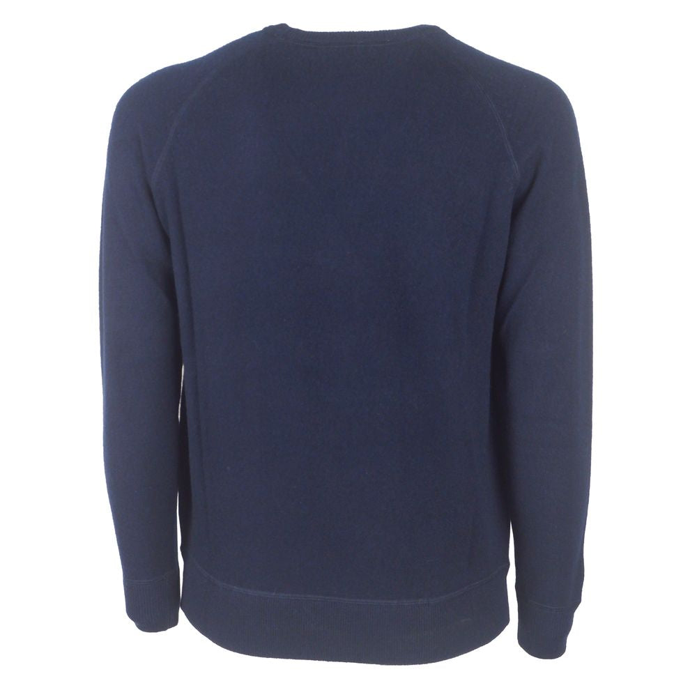 Maglione Puro Cashmere Blu