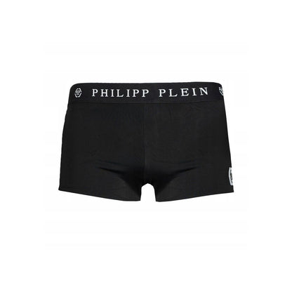 Philipp Plein – Schicke schwarze Designer-Schwimmboxer für Herren