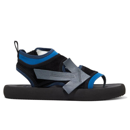 Off-White Blaue Neoprensandale für Damen