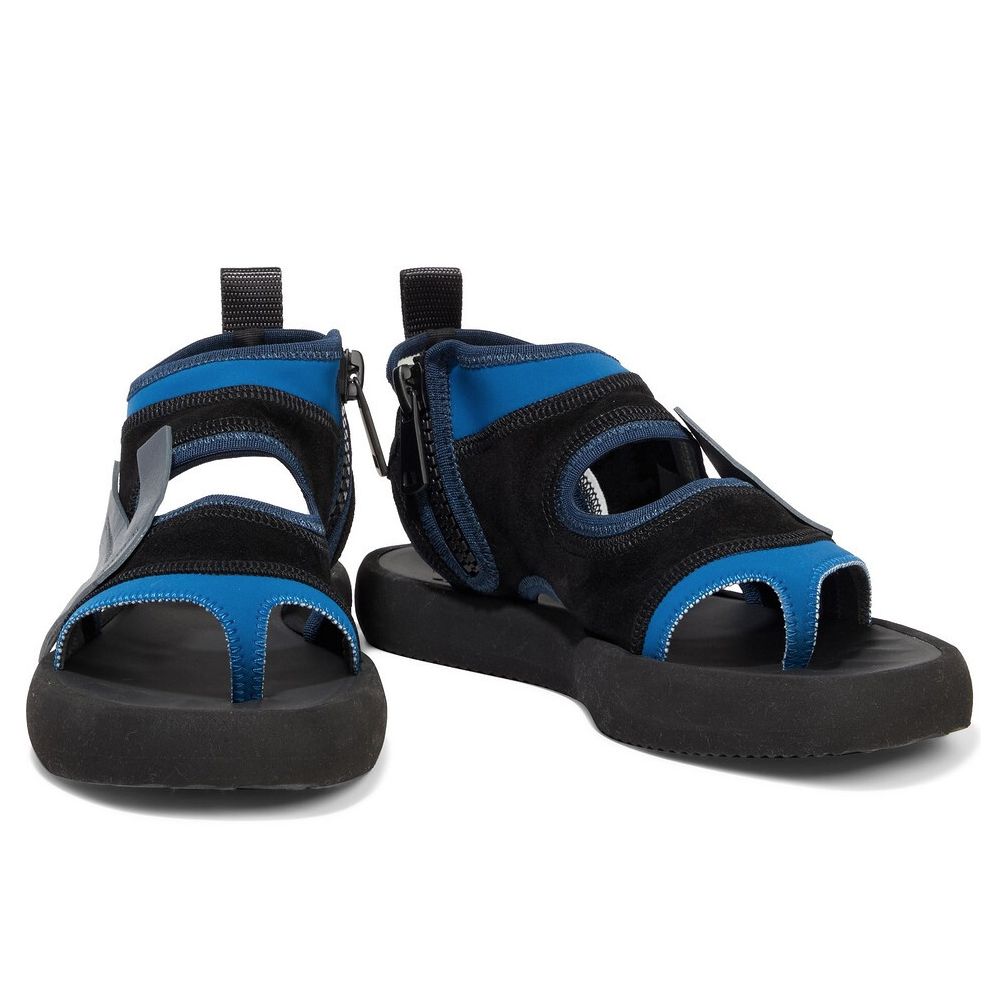 Off-White Blaue Neoprensandale für Damen