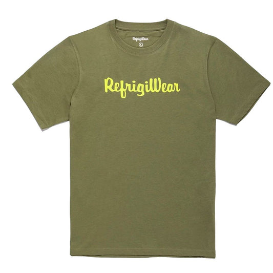 Refrigiwear – Army-T-Shirt aus Baumwolle mit kontrastierendem Logo