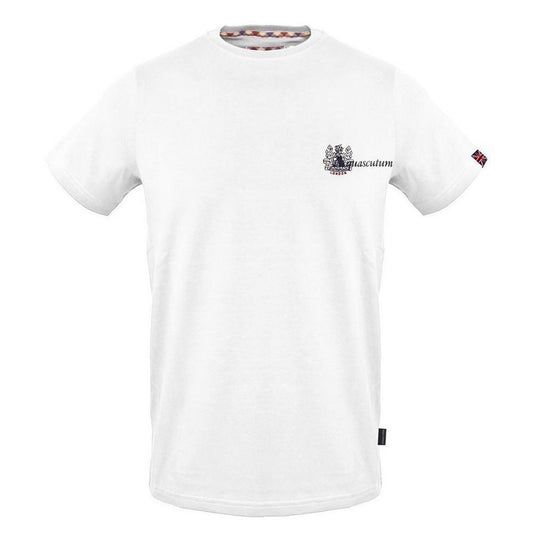 Aquascutum – Weißes Baumwoll-T-Shirt