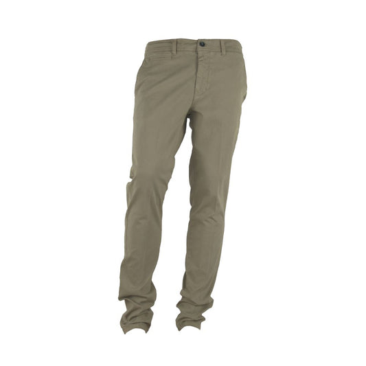 Jeans e pantaloni in cotone beige