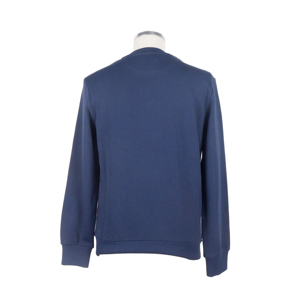 Maglione in cotone blu