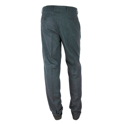 Elegant geschnittene Winterhose in Grau, Made in Italy