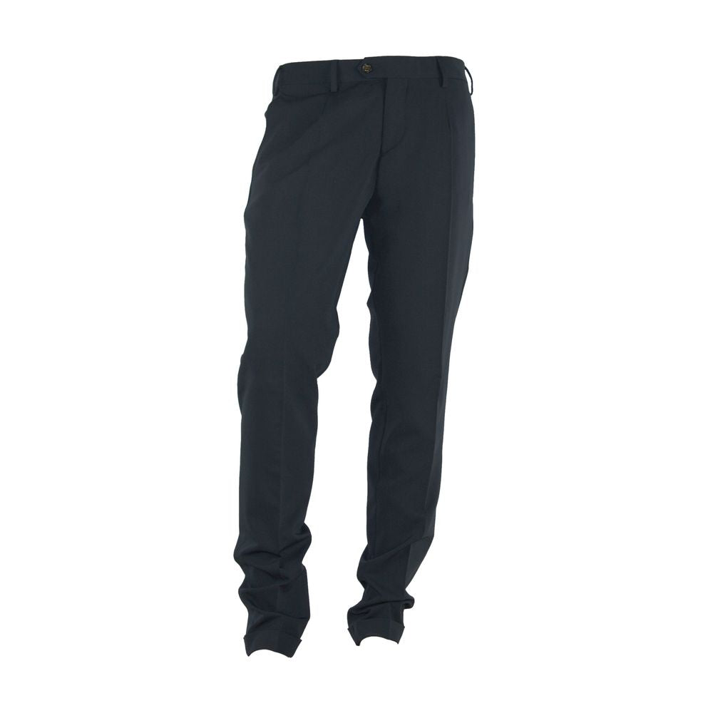 Jeans e pantaloni in poliestere nero