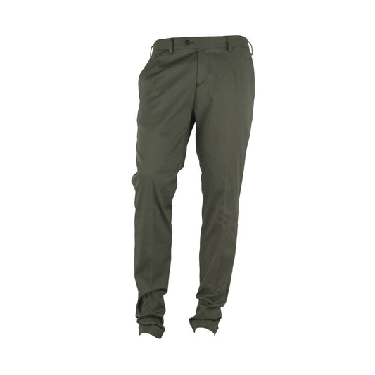 Jeans e pantaloni in cotone verde